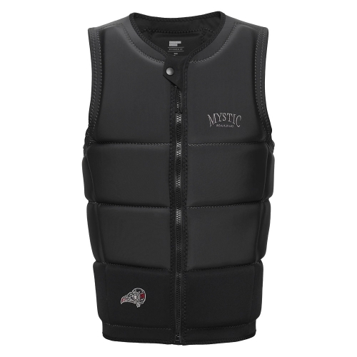 PEACOCK IMPACT FZIP BLK wakeboard vest