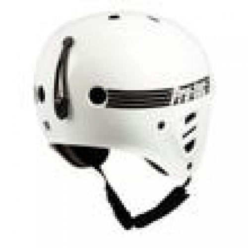 Full Cut Gloss White wakeboard helmet